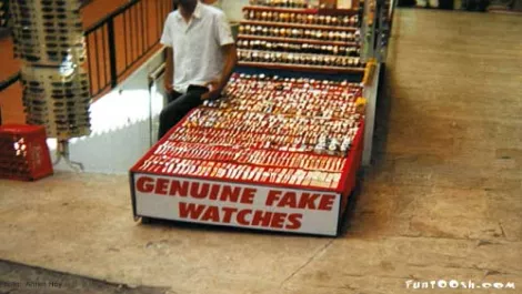 Psst – wanna buy a cheap watch?