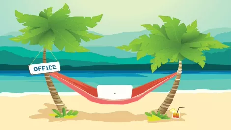 Beach office