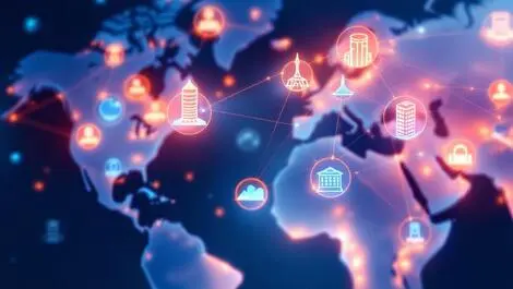 Globe with ai infrastructure data centers london sanfrancisco singapore sydney frankfurt mumbai tokyo