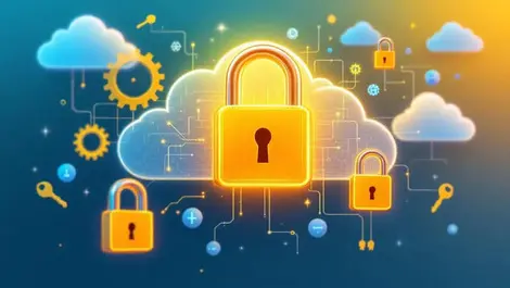 Digital padlocks keys cloud gears secure management machine identities hybrid cloud
