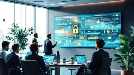 Swiss bank interior secure ai data flows regulated workflows