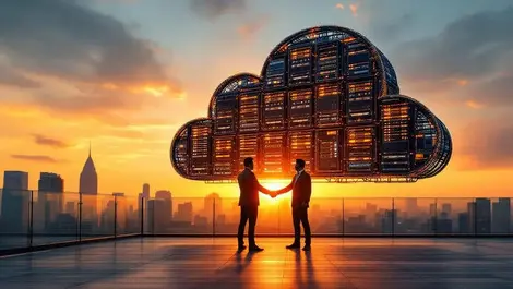 Indian business leaders mumbai rooftop hybrid cloud infrastructure