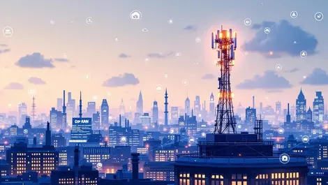 5g small cell london rooftop cloud network ai open ran city