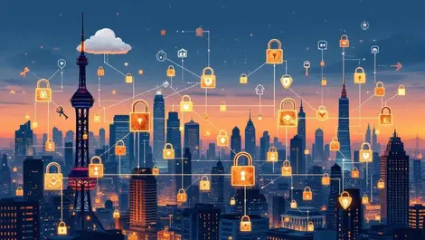 Apac skyline dusk rusty pki locks vs modern cloud security net