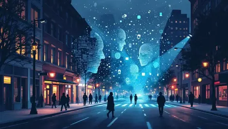 Canadian city street surveillance cameras biometric faces data