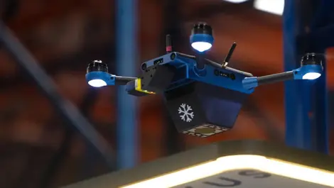 Autonomous drones tackle freezer inventory for Kroger