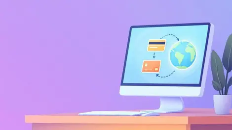 Small travel agency global card payments streamlined arrows