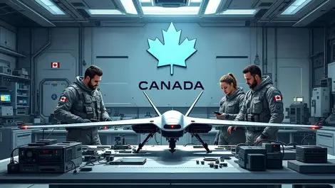 Canadian military research lab engineers with drone quantum sensors